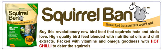 The bird feed lasts longer... much longer... In tests at sites regularly visited by squirrels it lasted up to 4 times longer than ordinary bird food.