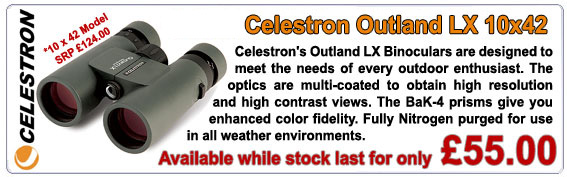 Celestron Outland LX Binocular offer