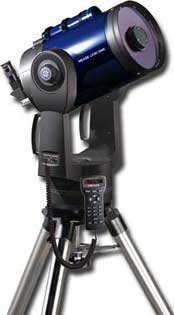 The large apertures of the Meade LX90 Series catadioptric (mirror-lens) telescopes permit the use of higher observing magnifications than is the case with smaller instruments, and because of the telescopes greatly increased resolution and resolving power, extremely fine celestial detail may be observed and photographed.