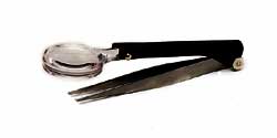 Opticron Magnifier with Tweezers