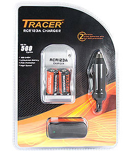 Compact Li-Ion CR123A Charger Kit