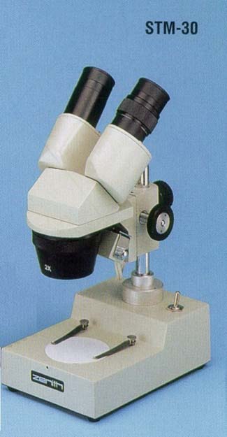 Zenith STM-30 x10/x30 Illuminated Stereoscopic Microscope