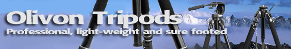 Olivon Tripods - Professional, light-weight and sure footed